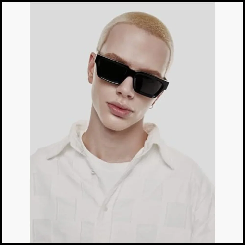 Acetate Frame Sunglasses with UV Protection Nylon Lens Retro Unisex